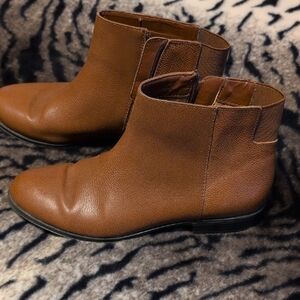 Comfortview Brown Ankle Booties 10